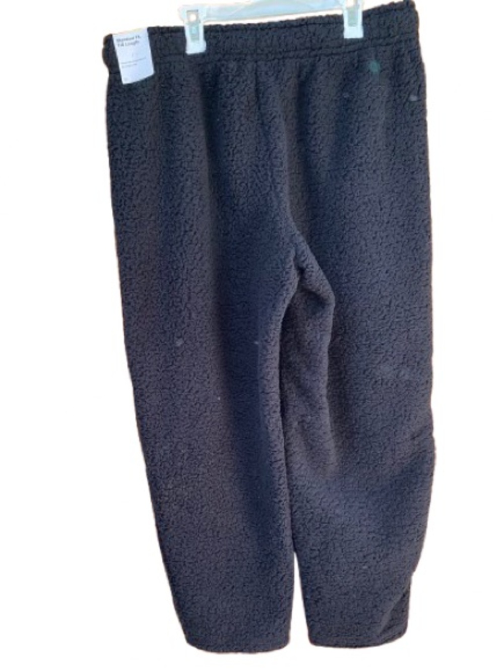 🆕 NIKE Women's Training Therma-Fit Sherpa Cozy Fluffy Sweat pants Black L - Picture 10 of 16